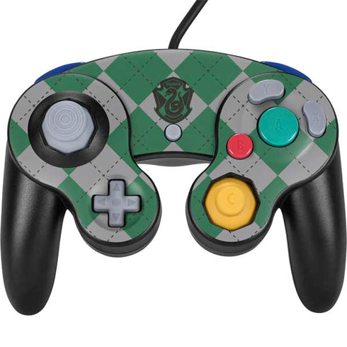 Wizarding World Harry Potter Slytherin Crest Nintendo GameCube Controller Skin