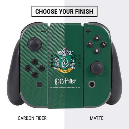 Wizarding World Harry Potter Slytherin House Crest Nintendo Switch Bundle Skin