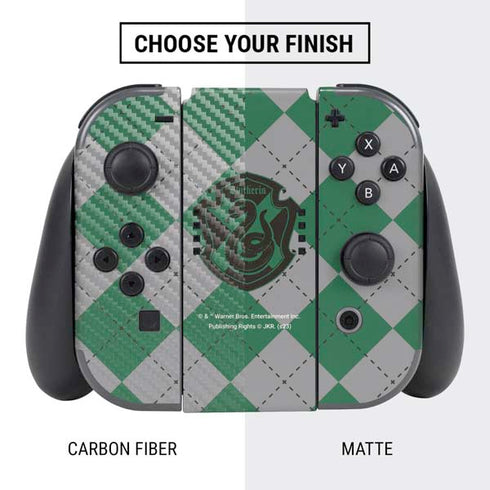 Wizarding World Harry Potter Slytherin Crest Nintendo Switch Bundle Skin