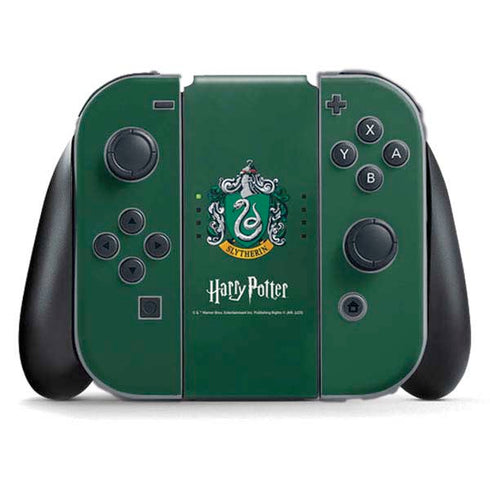 Wizarding World Harry Potter Slytherin House Crest Nintendo Switch (2017-2021) Joy-Con Controller Skin