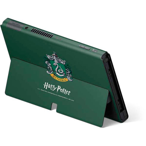 Wizarding World Harry Potter Slytherin House Crest Nintendo Switch OLED (2021) Skin