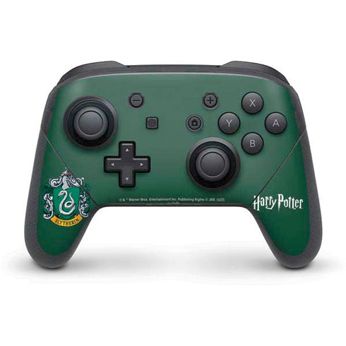 Wizarding World Harry Potter Slytherin House Crest Nintendo Switch Pro Controller Skin