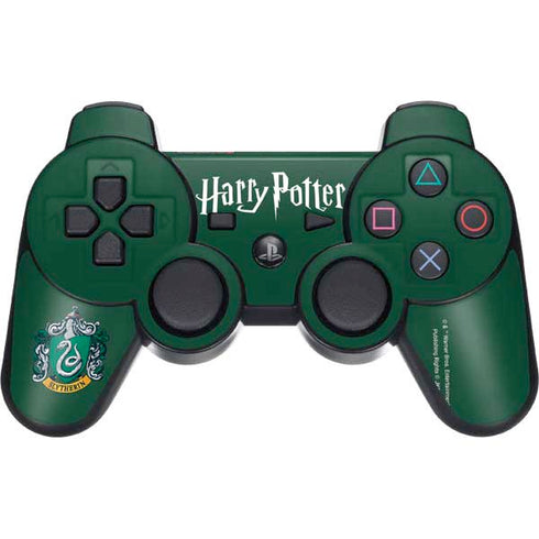 Wizarding World Harry Potter Slytherin House Crest PS3 Dual Shock wireless controller Skin