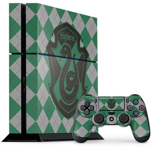 Wizarding World Harry Potter Slytherin Crest PS4 Console and Controller Bundle Skin