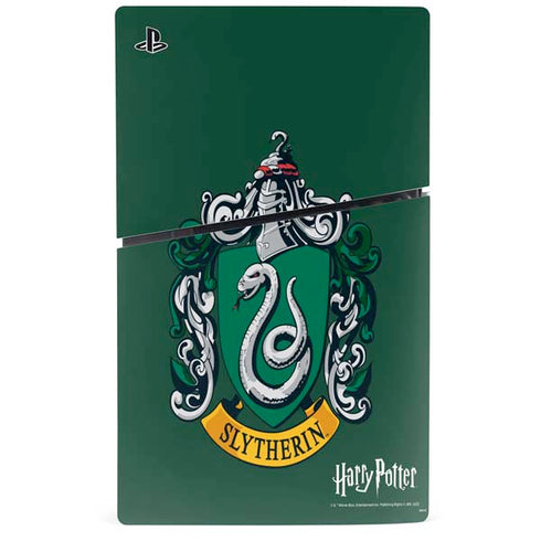 Wizarding World Harry Potter Slytherin House Crest PS5 Slim Disk Bundle Skin