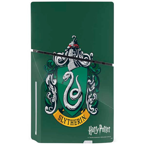 Wizarding World Harry Potter Slytherin House Crest PS5 Slim Disk Console Skin