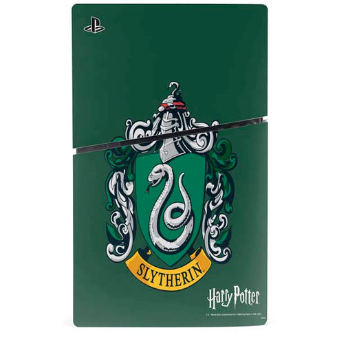 Wizarding World Harry Potter Slytherin House Crest PS5 Slim Digital Edition Bundle Skin
