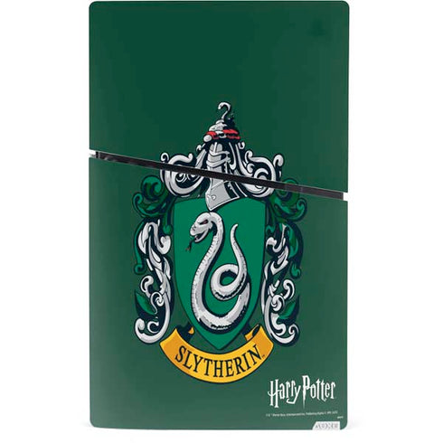 Wizarding World Harry Potter Slytherin House Crest PS5 Slim Digital Edition Bundle Skin