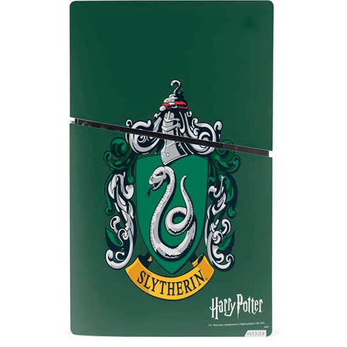 Wizarding World Harry Potter Slytherin House Crest PS5 Slim Digital Edition Console Skin