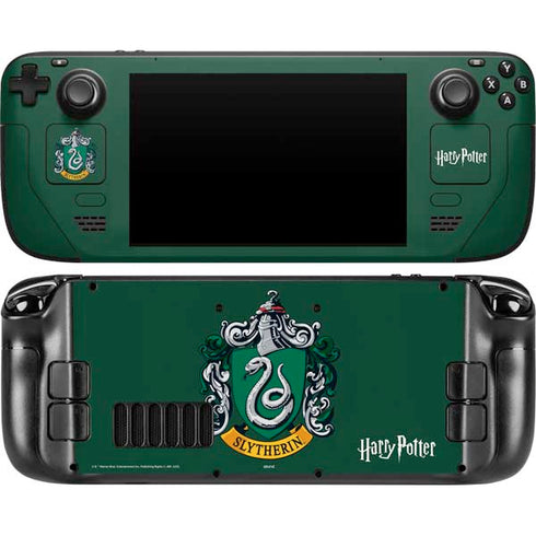 Wizarding World Harry Potter Slytherin House Crest Steam Deck Handheld Gaming Computer Skin