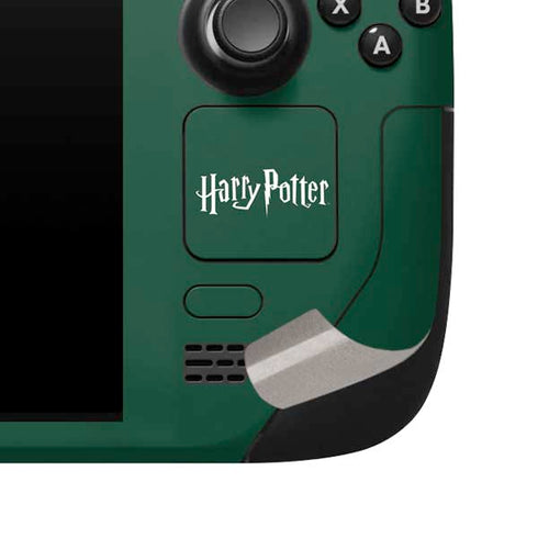 Wizarding World Harry Potter Slytherin House Crest Steam Deck Handheld Gaming Computer Skin