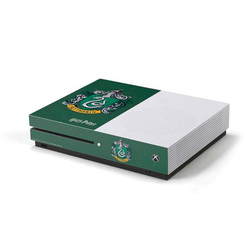 Wizarding World Harry Potter Slytherin House Crest Xbox One S Console Skin
