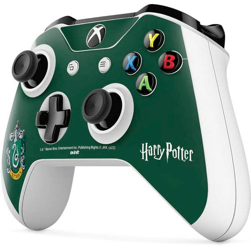 Wizarding World Harry Potter Slytherin House Crest Xbox One S Controller Skin