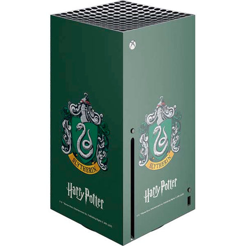 Wizarding World Harry Potter Slytherin House Crest Xbox Series X Console Skin