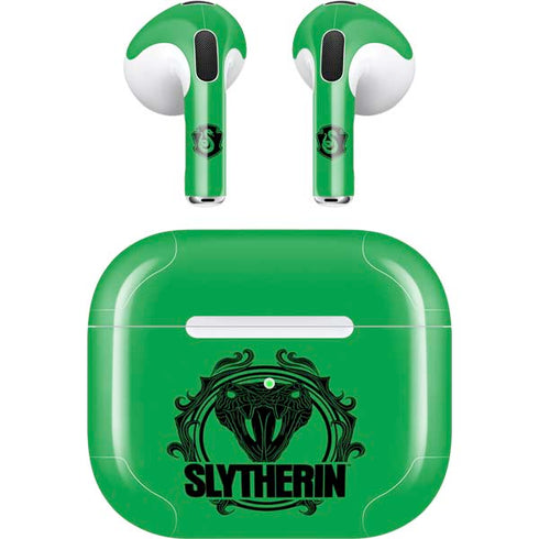 Wizarding Worlds Harry Potter Slytherin Illustration Apple AirPods (3rd Gen 2021) Skin