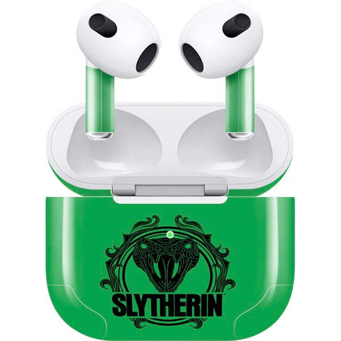Wizarding Worlds Harry Potter Slytherin Illustration Apple AirPods (3rd Gen 2021) Skin