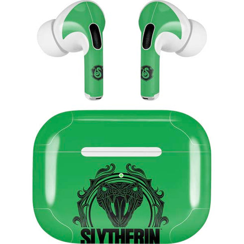 Wizarding Worlds Harry Potter Slytherin Illustration Apple AirPods Pro Skin