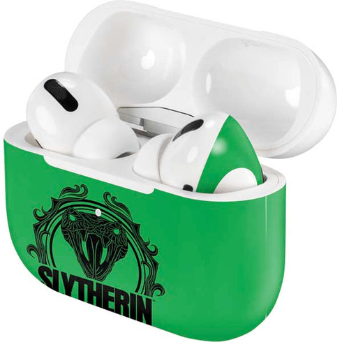 Wizarding Worlds Harry Potter Slytherin Illustration Apple AirPods Pro Skin