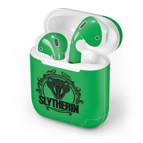 Wizarding Worlds Harry Potter Slytherin Illustration Apple AirPods Skin