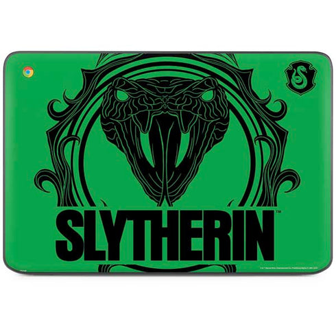 Wizarding Worlds Harry Potter Slytherin Illustration HP Chromebook Skin