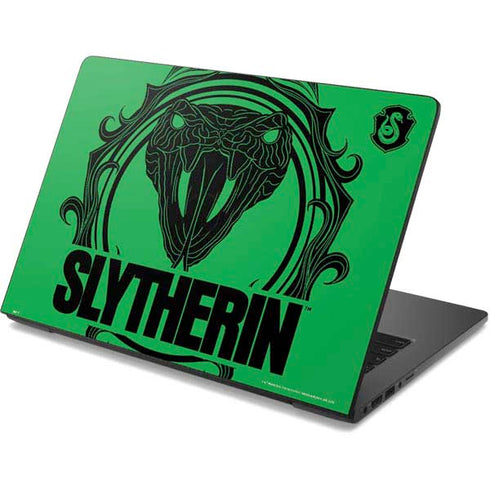 Wizarding Worlds Harry Potter Slytherin Illustration Dell Chromebook Skin