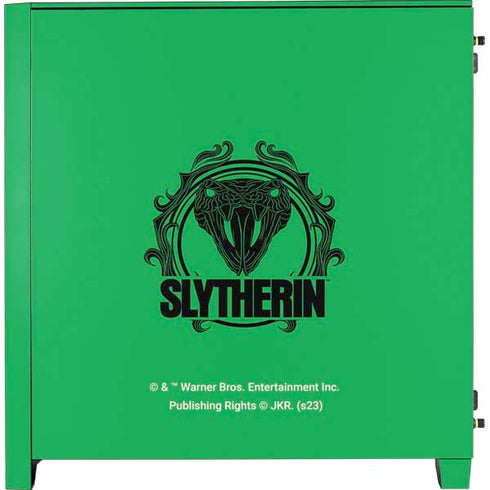 Wizarding Worlds Harry Potter Slytherin Illustration Corsair 4000D Tempered Glass Mid-Tower ATX Case Skin