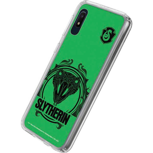 Wizarding Worlds Harry Potter Slytherin Illustration Galaxy A10e Clear Case