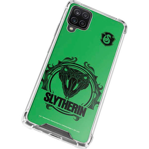 Wizarding Worlds Harry Potter Slytherin Illustration Galaxy A12 Clear Case
