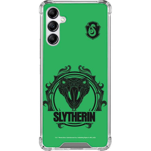 Wizarding Worlds Harry Potter Slytherin Illustration Galaxy A14 5G Clear Case
