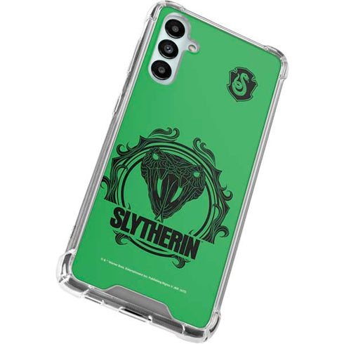 Wizarding Worlds Harry Potter Slytherin Illustration Galaxy A14 5G Clear Case