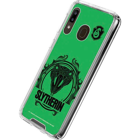 Wizarding Worlds Harry Potter Slytherin Illustration Galaxy A30 Clear Case