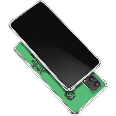 Wizarding Worlds Harry Potter Slytherin Illustration Galaxy A32 5G Clear Case