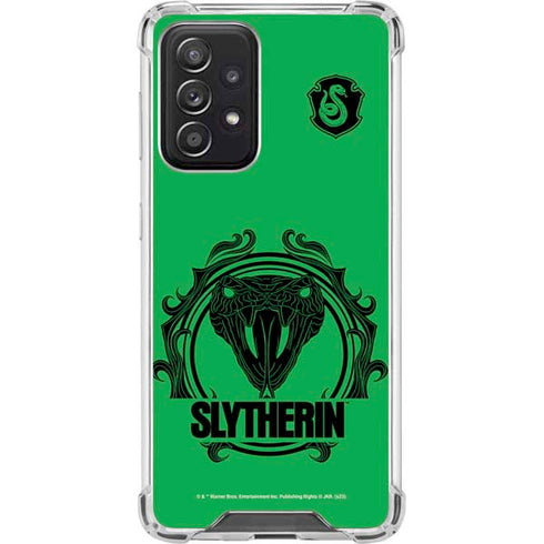 Wizarding Worlds Harry Potter Slytherin Illustration Galaxy A52 5G Clear Case