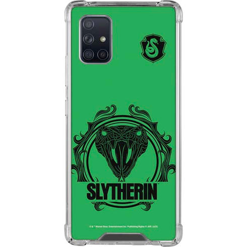 Wizarding Worlds Harry Potter Slytherin Illustration Galaxy A71 5G Clear Case