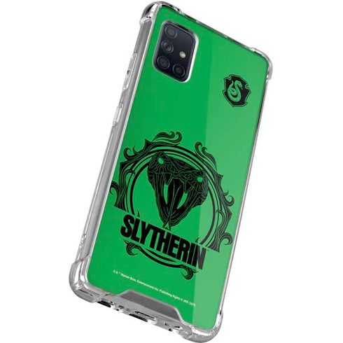 Wizarding Worlds Harry Potter Slytherin Illustration Galaxy A71 5G Clear Case