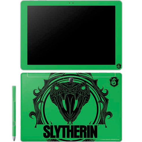 Wizarding Worlds Harry Potter Slytherin Illustration Galaxy Book 12in Skin