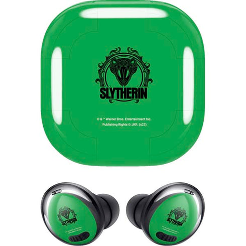 Wizarding Worlds Harry Potter Slytherin Illustration Galaxy Buds Pro Skin