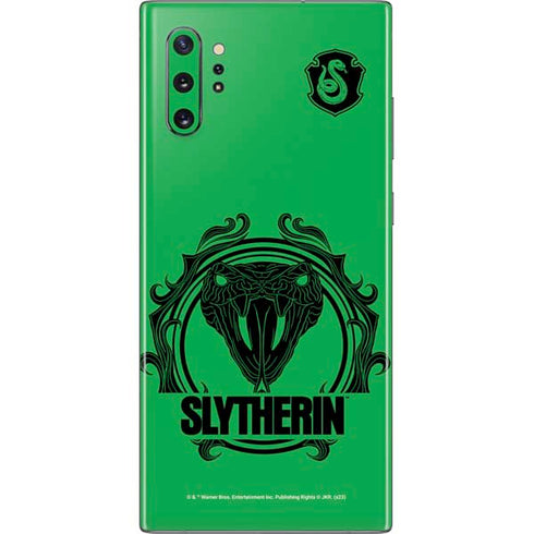 Wizarding Worlds Harry Potter Slytherin Illustration Galaxy Note 10 Plus Skin