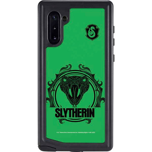 Wizarding Worlds Harry Potter Slytherin Illustration Galaxy Note 10 Waterproof Case