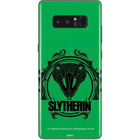 Wizarding Worlds Harry Potter Slytherin Illustration Galaxy Note 8 Skin