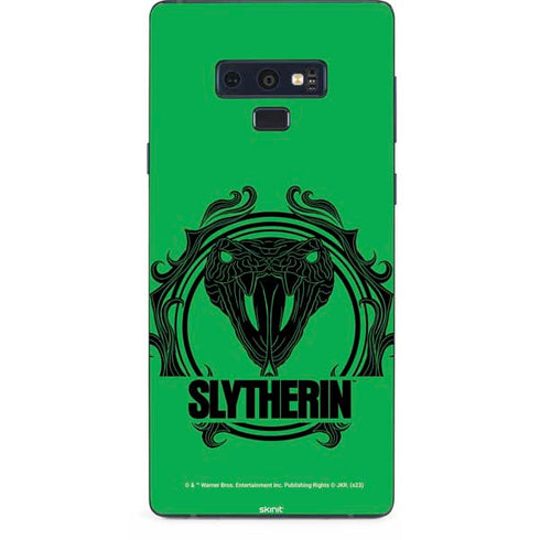 Wizarding Worlds Harry Potter Slytherin Illustration Galaxy Note 9 Skin