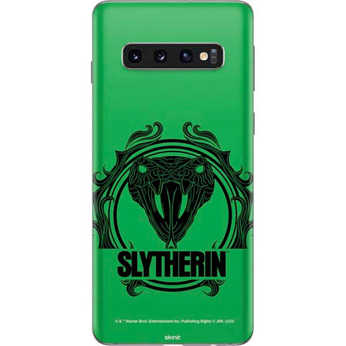 Wizarding Worlds Harry Potter Slytherin Illustration Galaxy S10 Skin
