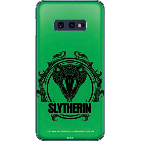 Wizarding Worlds Harry Potter Slytherin Illustration Galaxy S10e Skin