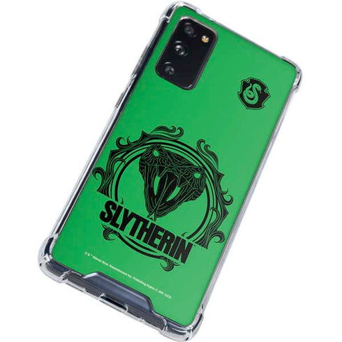 Wizarding Worlds Harry Potter Slytherin Illustration Galaxy S20 FE Clear Case