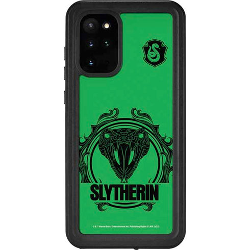 Wizarding Worlds Harry Potter Slytherin Illustration Galaxy S20 Plus Waterproof Case