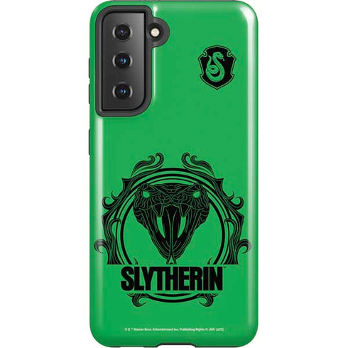 Wizarding Worlds Harry Potter Slytherin Illustration Galaxy S21 5G Pro Case