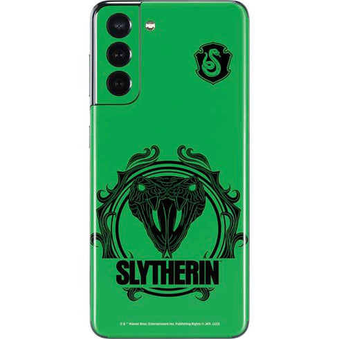 Wizarding Worlds Harry Potter Slytherin Illustration Galaxy S21 5G Skin