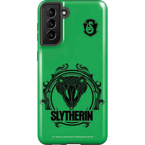 Wizarding Worlds Harry Potter Slytherin Illustration Galaxy S21 Plus 5G Pro Case