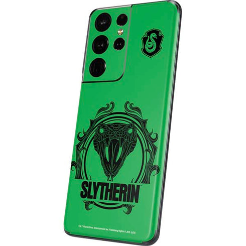 Wizarding Worlds Harry Potter Slytherin Illustration Galaxy S21 Ultra 5G Skin
