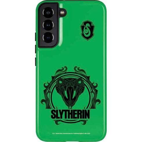 Wizarding Worlds Harry Potter Slytherin Illustration Galaxy S22 Plus Pro Case